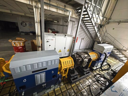 SSCD500-1500/3800 500kW 3183 Nm نوع ناقل الدينامومتر نظام مقاعد الاختبار