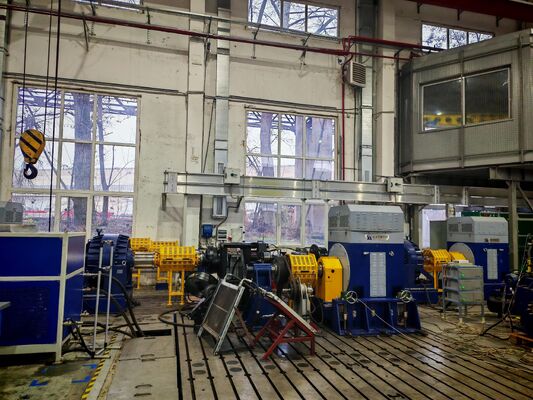 SSCD630-1800/4000 630kW 3342Nm نظام مقاعد الاختبار للدينامومتر