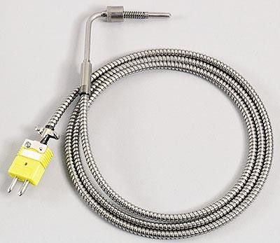الحرارية 1100 ℃ 120mm طول استشعار درجة الحرارة الرقمية