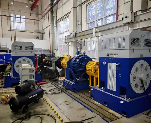 نظام اختبار دينامومتر كهربائي لمحور السيارة SSCD400-1800-4000