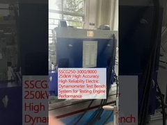 نظام اختبار دينامومتر كهربائي عالي الدقة وعالي الموثوقية SSCG250-3000/8000 بقدرة 250 كيلو واط